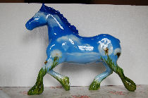 Horse parade : maquette pour l'aroport de Charleroi Bruxelles - Sud.