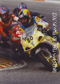   Motor bike of competition decorated speed (in race with Francorchamp).