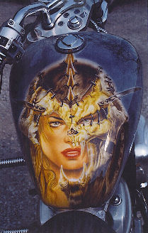 Tank met verpersoonlijke kleur.